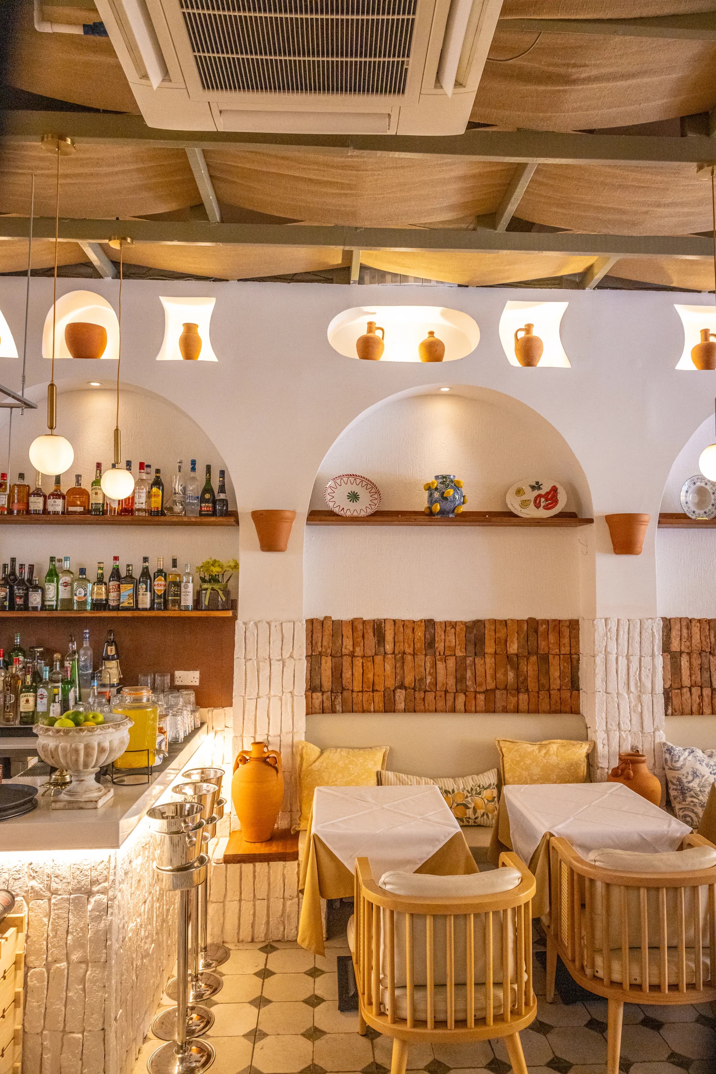 The bar under the arch